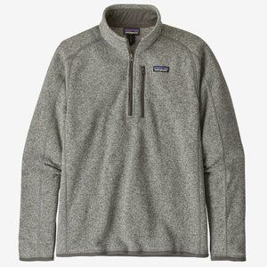 Patagonia Men XXL Better Sweater 1/4 Zip Fleece - Grey